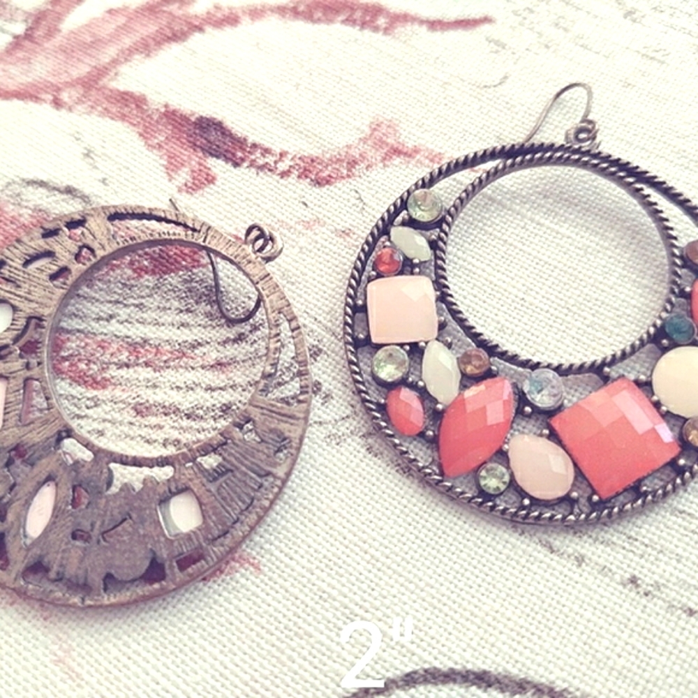 Summer Punch bangle hoop earrings